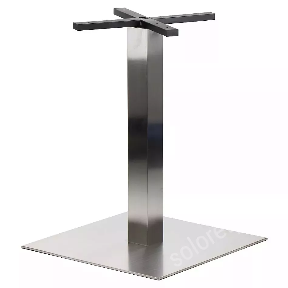 Pedestal Decorativo Superficie de Acero Inoxidable Patinado Marrón 50 cm de  altura